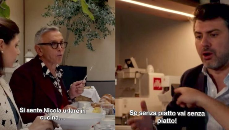 Bruno Barbieri e un albergatore in 4 Hotel