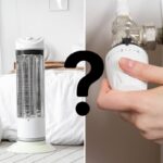 Collage calorifero e termoventilatore: punto interrogativo tra i due