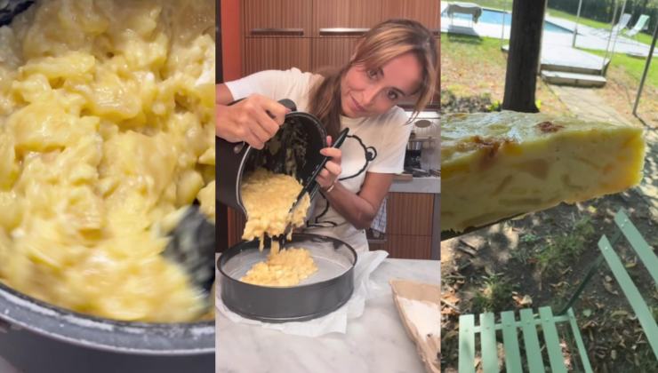 Benedetta Parodi prepara torta alle mele