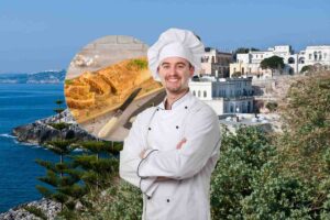 salento, chef e rustico di pasta sfoglia