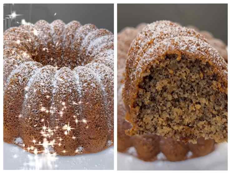 torta alle noci sceen del video di preparazione