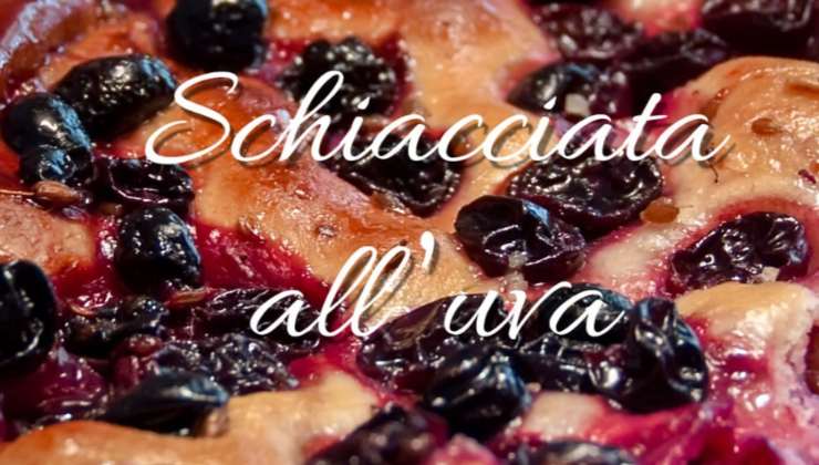 Schiacciata all'uva